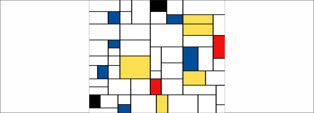 Déco Mondrian Fond de Hotte